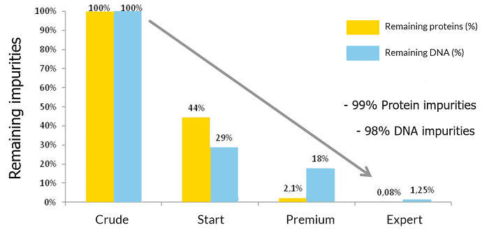 Purification of lentiviral vectors